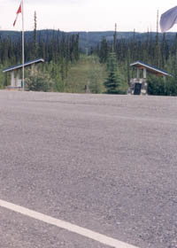 Alaska-Yukon border, from Alaska Highway