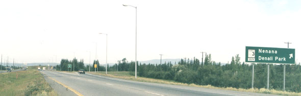 Richardson Highway, approaching junction with Mitchell Expressway