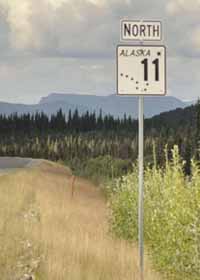 AK 11 marker north of Coldfoot