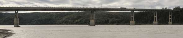 Bridge over the Yukon River, from NW shore