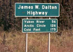 1994 sign, showing distances to northbound destinations